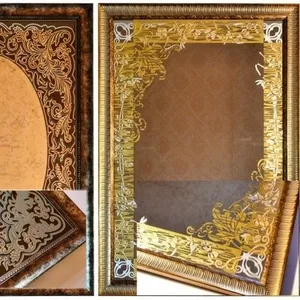 Декоративная обработка стекла и зеркала