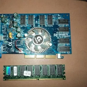 Продам DDR-128 и видеокарту - 256 mb