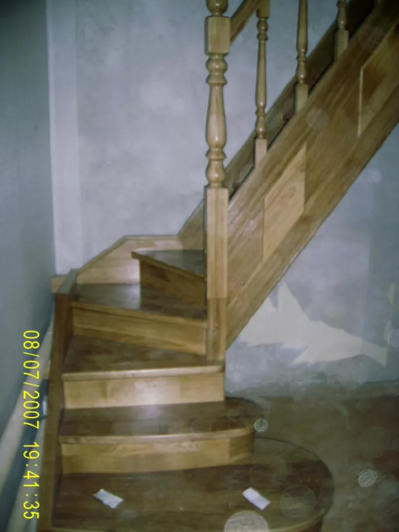 Изготовление деревянных лестниц,  винтовых лестниц,  лестницы фото. 4